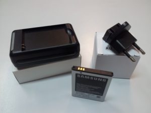 Base cargadora Samsung Galaxy Ace con batería original