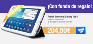 Tablet Samsung Galaxy Tab3 con funda de regalo