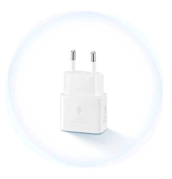 Cargador viaje 25w blanco base
