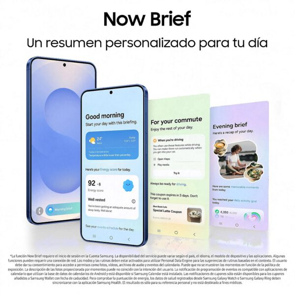 Samsung Galaxy S25+ organización